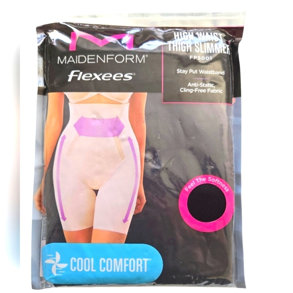 Maidenform Other - Maidenform Cool Comfort Shapewear in Black and Pink